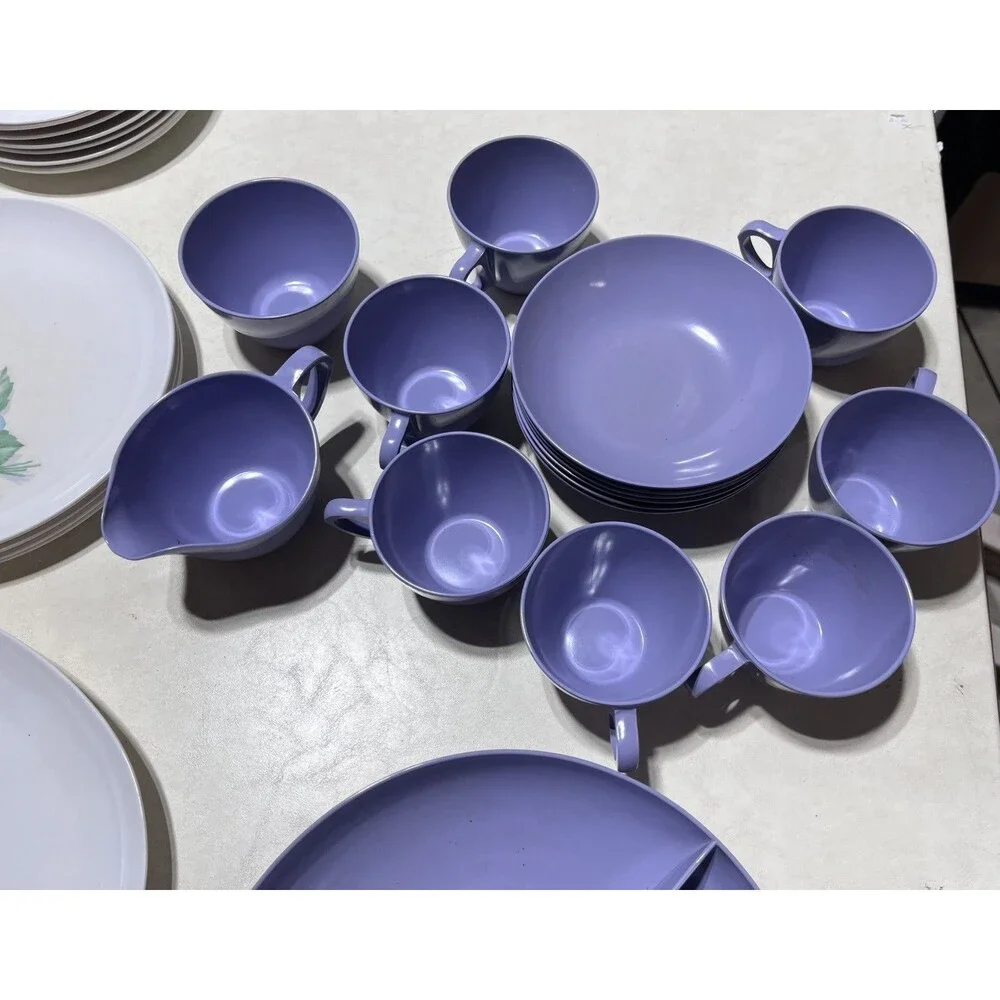 Sango Quadrille Atrium Dinnerware Set – Lavender Floral